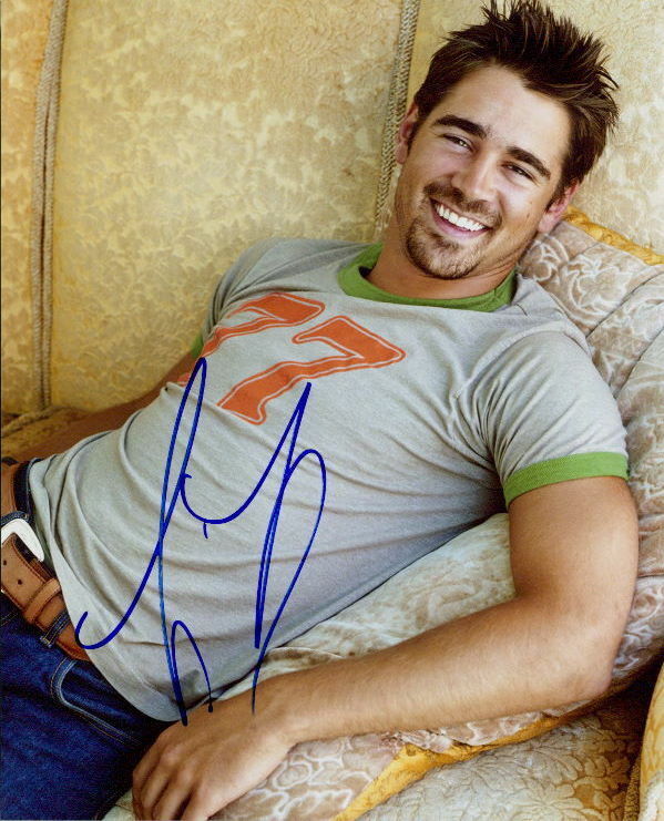 Colin Farrell signed 8x10 Photo Poster painting in-person