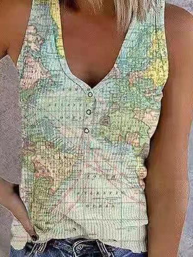 Women Half Sleeve V-neck Solid Color Dress