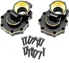AMK Brass Axle Case Rear Diff Housing, LCG Brass Counter Weight Axle Housing for 1/10 RC Crawler Car TRX4 TRX6 Upgrade Parts
