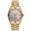 Swiss Rolex Day-Date Diamonds Yellow Gold-srl184 621614