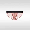 Low-Waist U-Convex Large Pouch Sexy Ice Silk Ultra-Thin Briefs