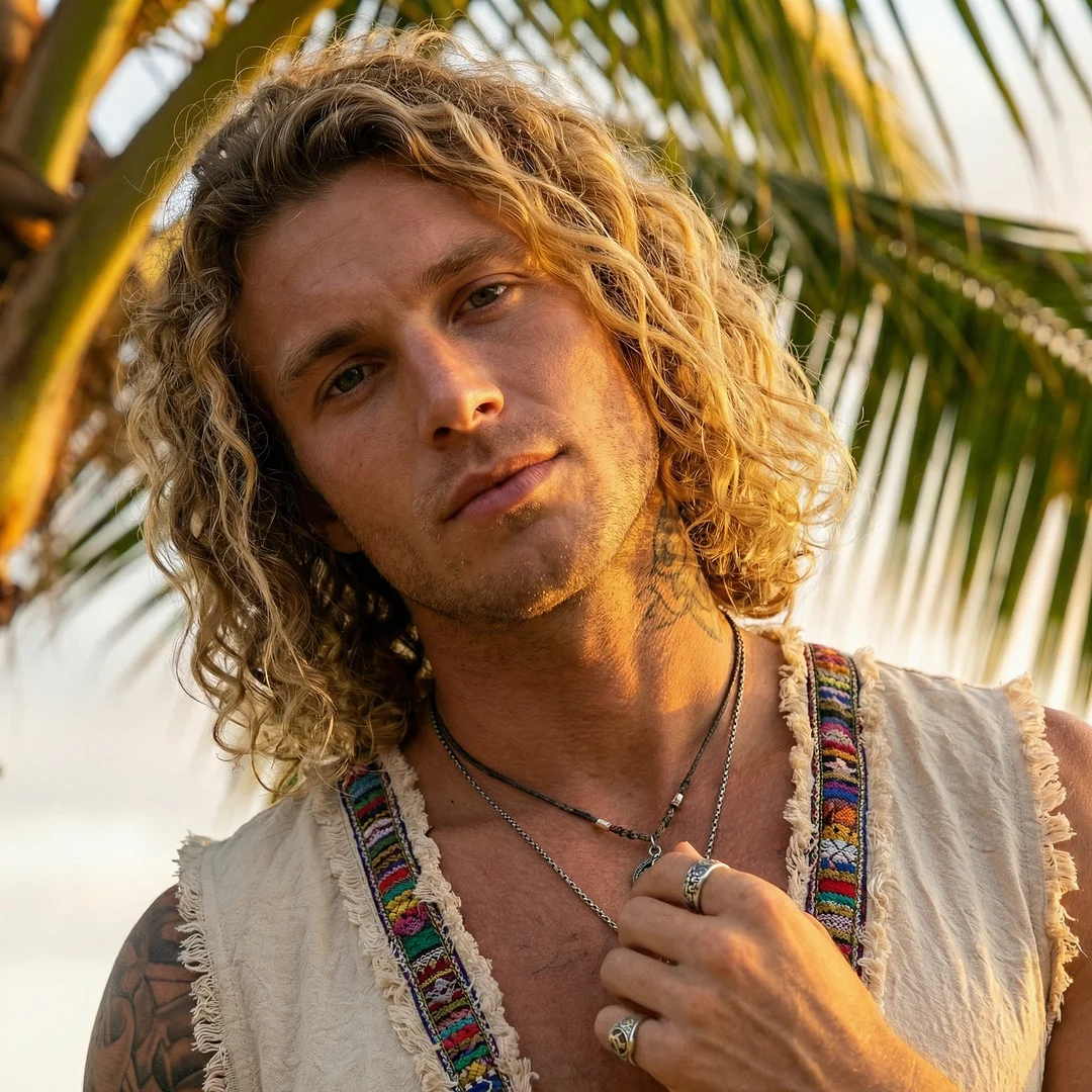 Linen Ethnic Vest-inspireuse