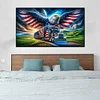 Diamond Painting-DIY Full Round Drill American Eagle(70*40 CM)