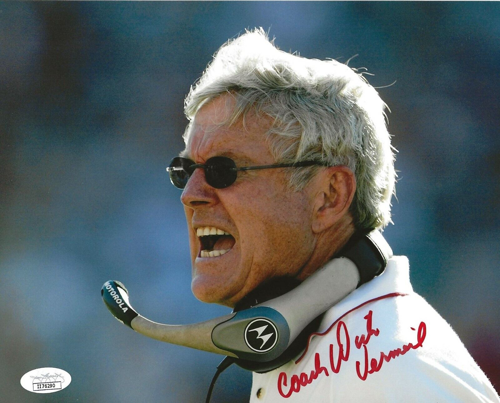 Dick Vermeil signed Kansas City Chiefs 8x10 Photo Poster painting autographed JSA