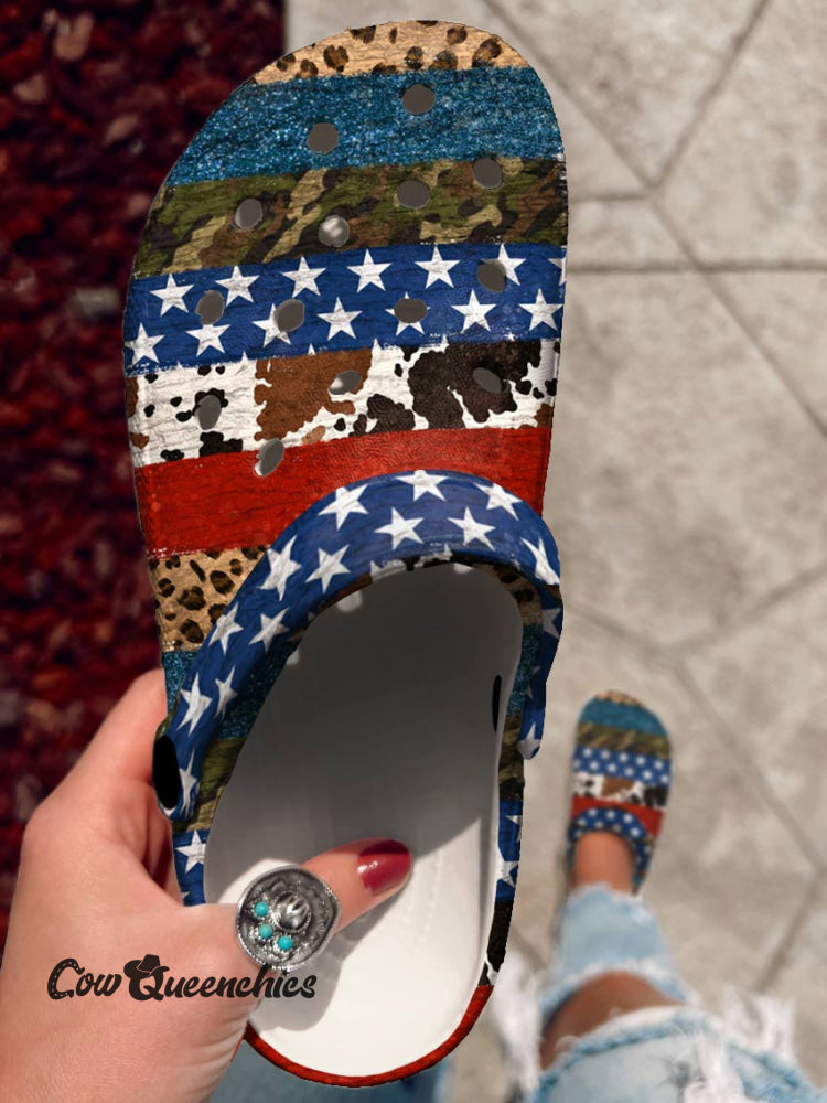 Classic West Stripes Clogs Multicolor / 36