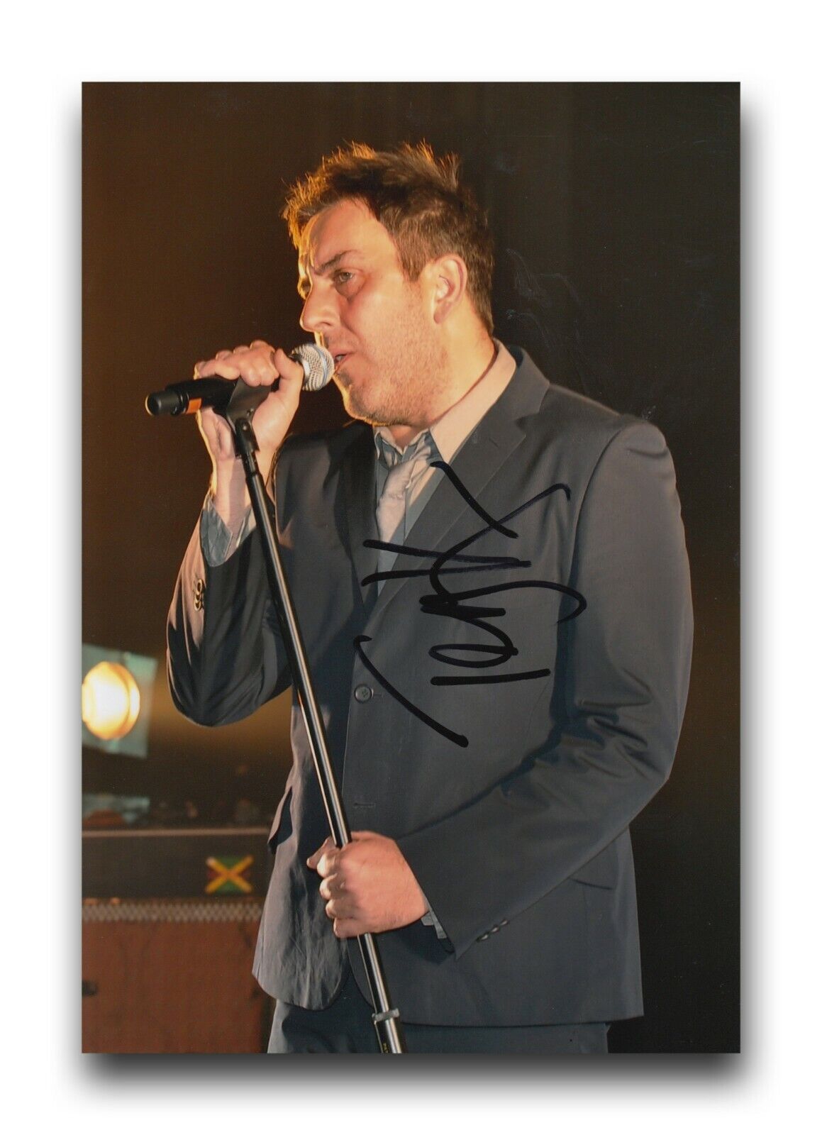 THE SPECIALS HAND SIGNED 12x8 Photo Poster painting - TERRY HALL 1.