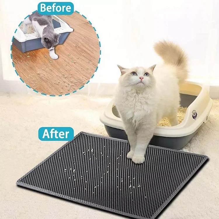 Non-Slip Cat Litter Mat slivor