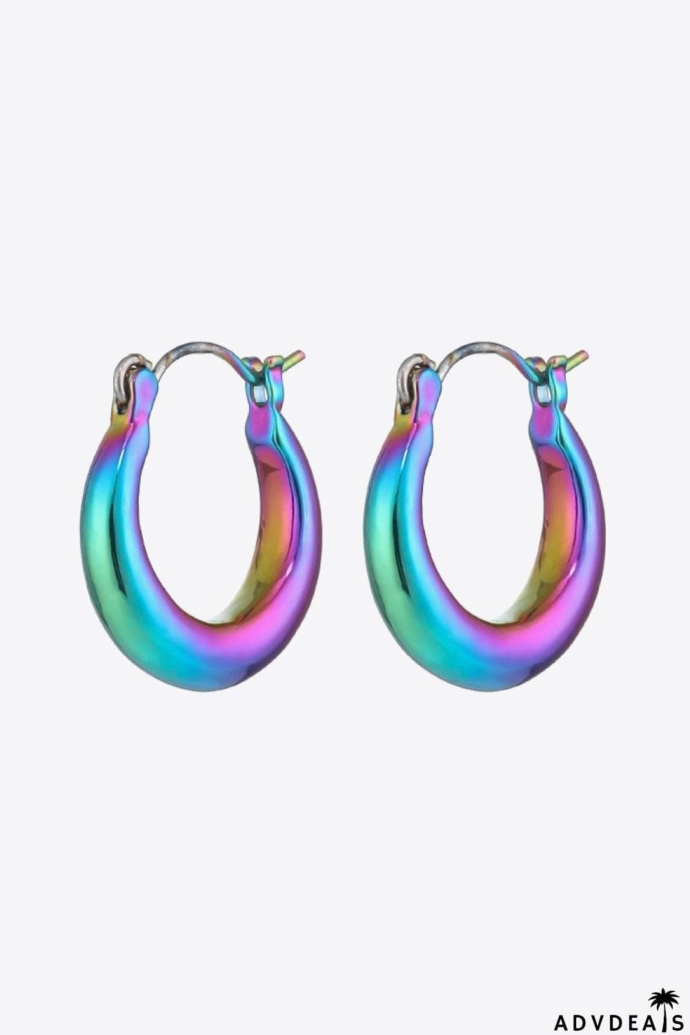 Darling Heart Multicolored Huggie Earrings