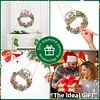 Christmas Diamond Painting Ornament Wreath Train Hanging Decor 9.45x9.45in