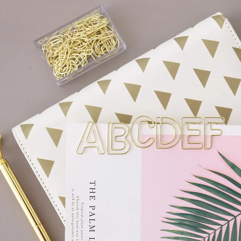 Gold Letter Clip-Himinee.com