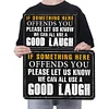 If Something Here Offends You - Vintage Metal Signs - 20*30cm/30*40cm - Warning