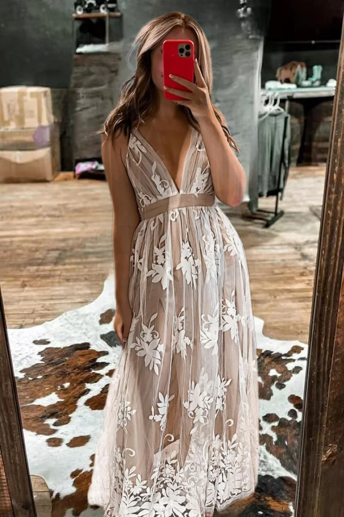 chinese dress ladies RENT House of Harlow X Revolve Hera Fringe Maxi Dress  The BridalMaid  Boutique