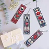 4Pcs Totenkopf Rose - 5d DIY Handwerk Lesezeichen