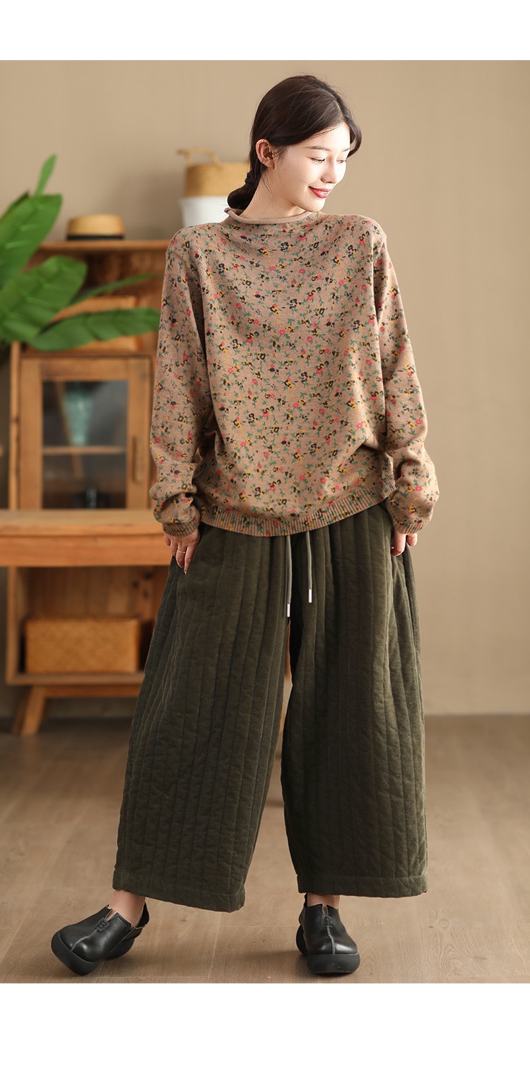 Chicfifth Sweater Women Winter Long Sleeve High Quality Autumn Vintage Top Knitted Cardigan