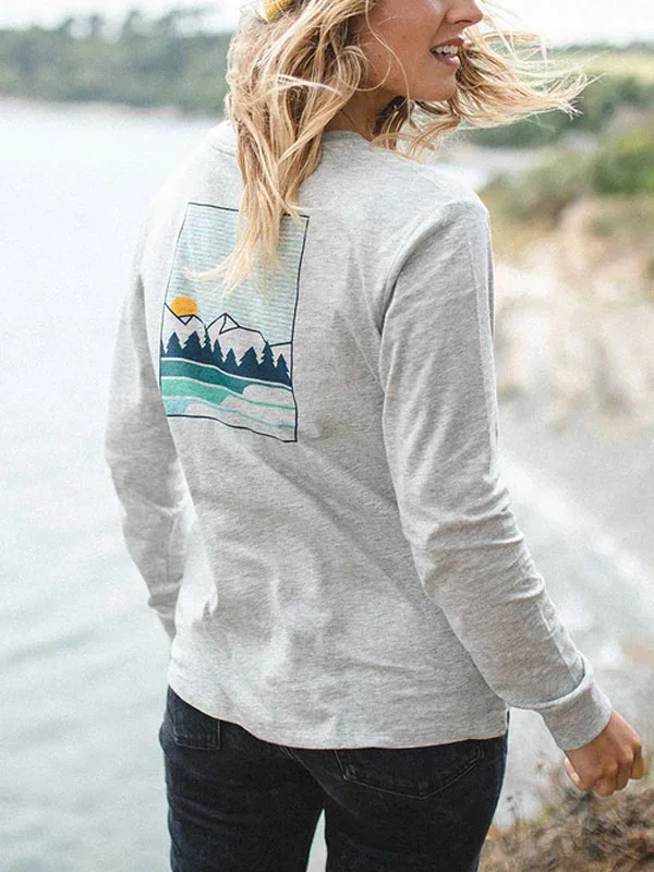 Explore Pine Covered Forest Outdoor Women's Tops