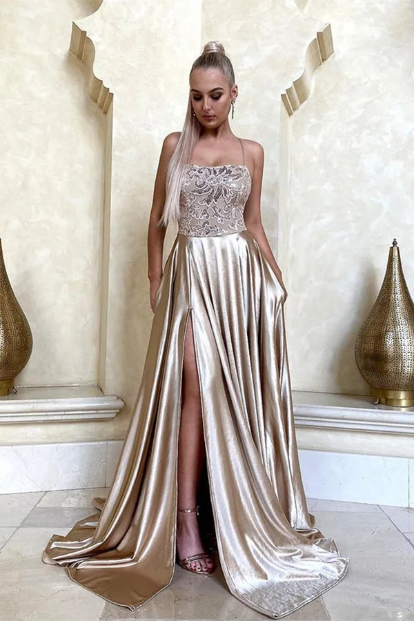 Harriet Premium Sequin Gown - Gold – Dressmezee