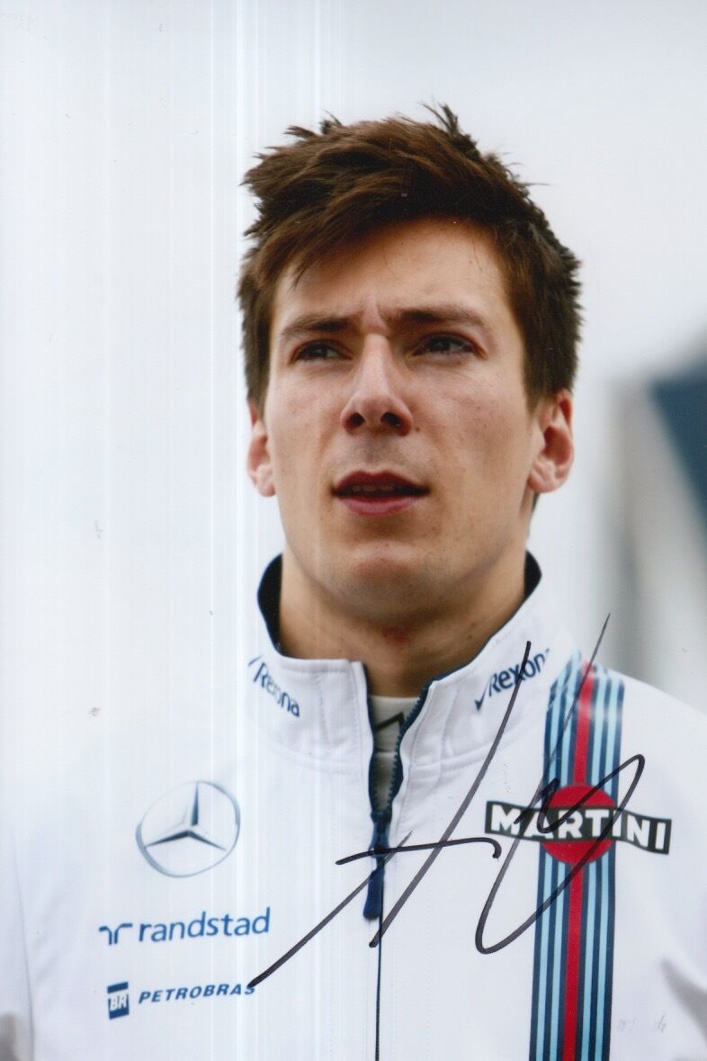 ALEX LYNN HAND SIGNED WILLIAMS F1 6X4 Photo Poster painting.