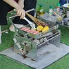 360&deg; reversible and adjustable temperature thickened stainless steel barbecue grill outdoor courtyard BBQ oven