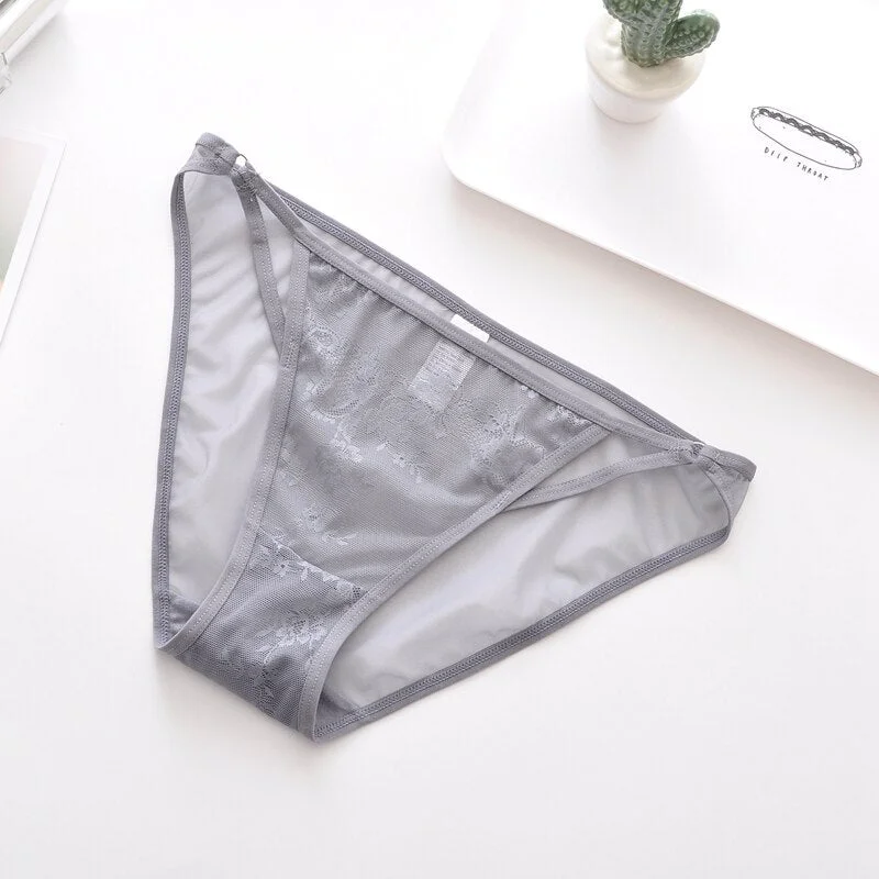 Women's Panties Fashion New Underwear Autumn Sexy Lingerie Female Low Waist Mesh Breathable Briefs Comfortable Underpant