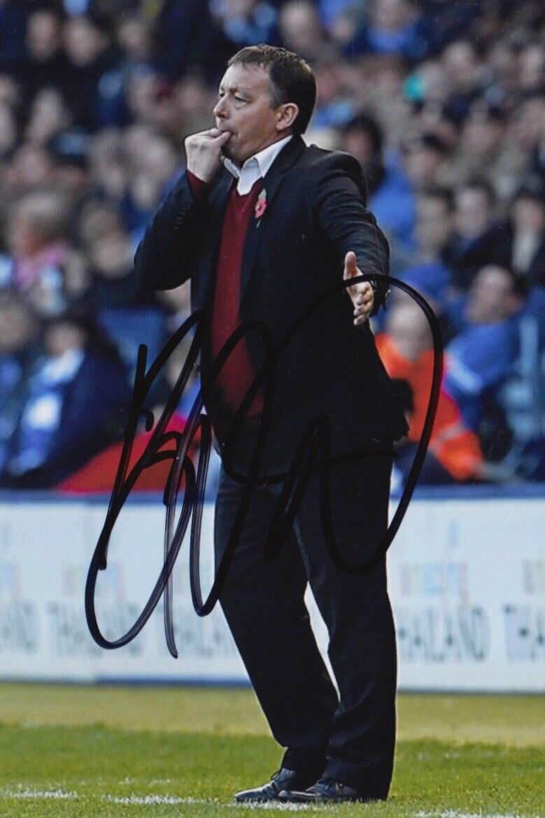 BILLY DAVIES HAND SIGNED 6X4 Photo Poster painting - FOOTBALL AUTOGRAPH - NOTTINGHAM FOREST 11.