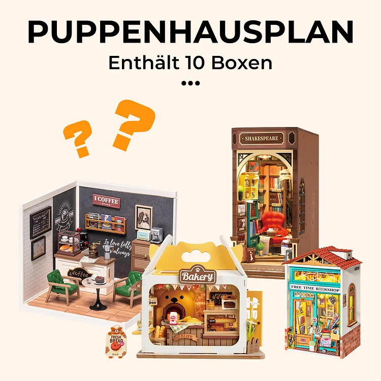 Robotime Abo-Box – Puppenhaus-Plan