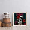 Diamond Painting -DIY Full Square Drill Skeleton Girl(40x40cm)