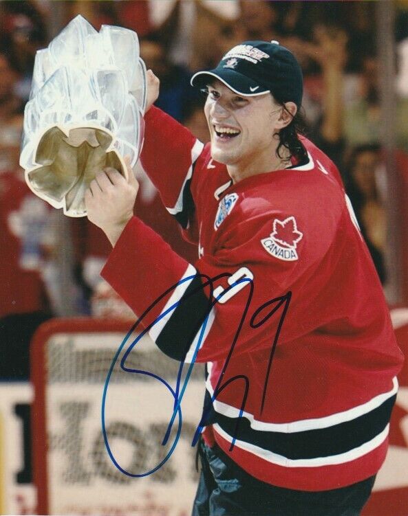 SHANE DOAN SIGNED TEAM CANADA WORLD CUP HOCKEY TROPHY 8x10 Photo Poster painting ARIZONA COYOTES