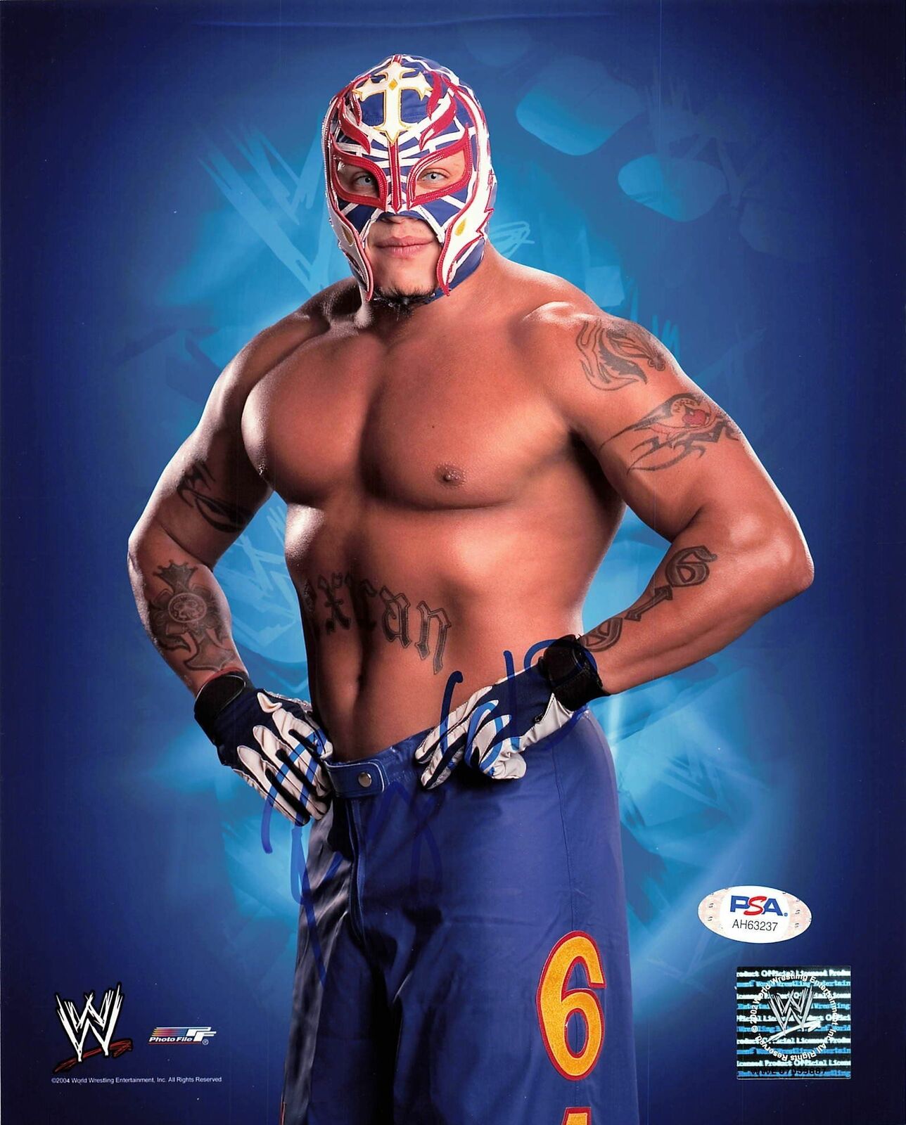 Rey Mysterio signed 8x10 Photo Poster painting PSA/DNA COA WWE Autographed Wrestling