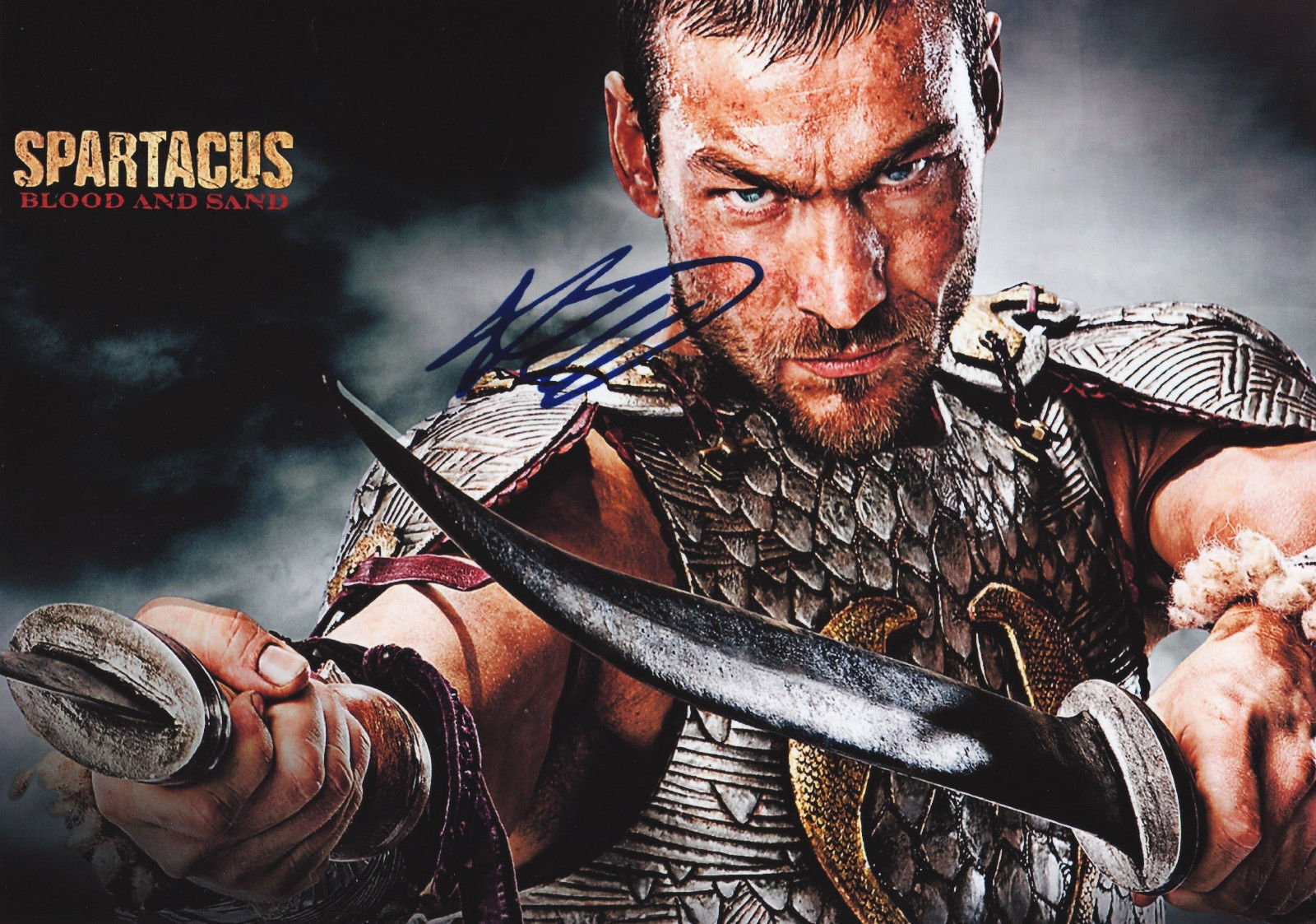 ANDY WHITFIELD - SPARTACUS AUTOGRAPH SIGNED PP Photo Poster painting POSTER