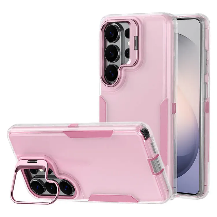  2-in-1 Anti-Drop Phone Case with Lens Stand for Samsung S26 Series