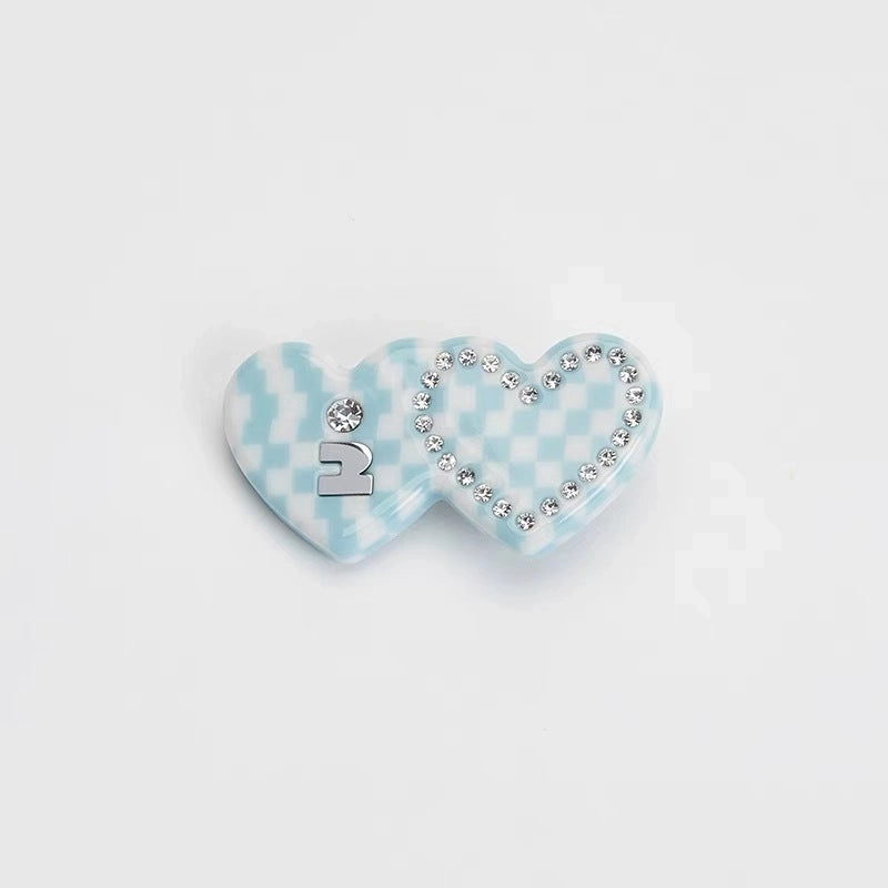 Vintage Style Classic Style Women’s Heart Shape Arylic Hair Clip