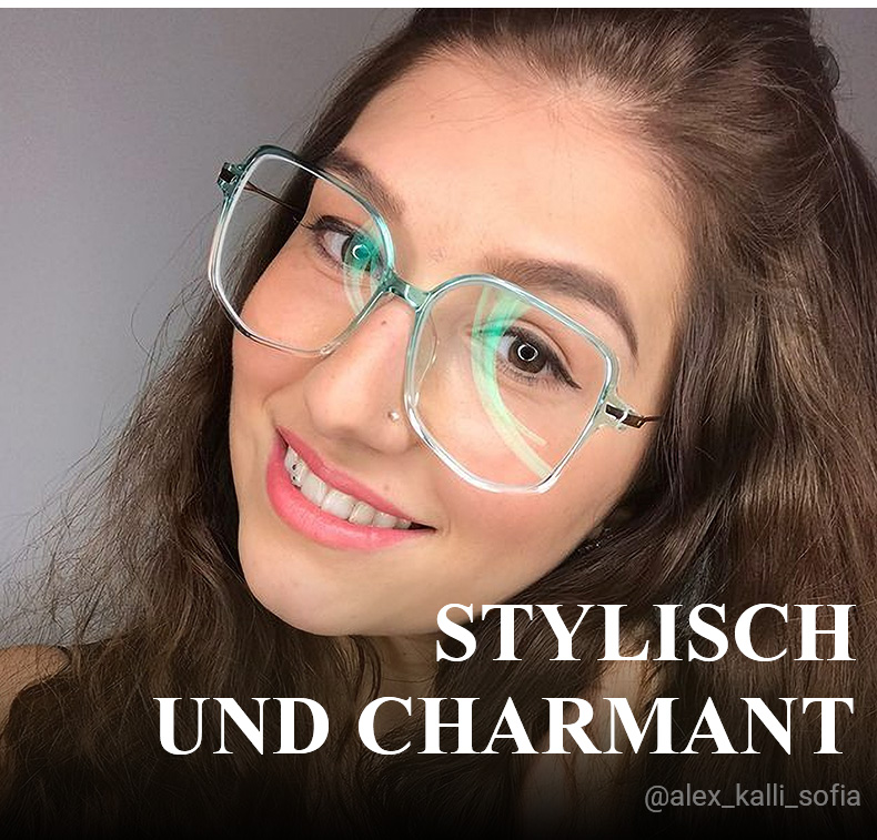Payton Grün Geometrisch Brille