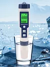 5 in 1 TDS EC PH Salinity Temperature Meter Digital Water Quality Monitor Tester