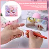 Flower Basket Coaster Crochet Kit, All-Inclusive Knitting Supplies with Detailed Instructions, Crochet Hooks, And Yarn for Craft Projects