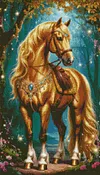 Luxury AB Velvet Diamond Painting Kit - Horse