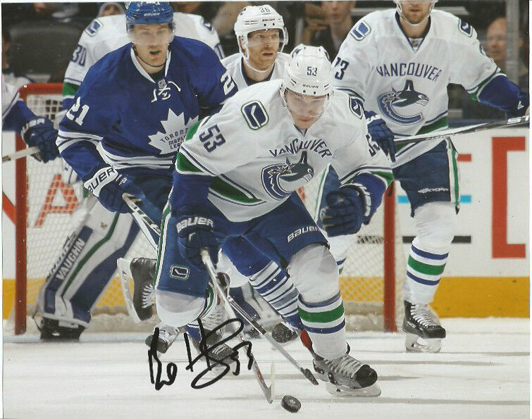 Vancouver Canucks Bo Horvat Signed Autographed 8x10 NHL Photo Poster painting COA M