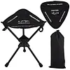Portable Folding Tripod Stool 360 Rotating Camping Stool Foldable Tripod Chair