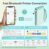 Bluetooth P21 Self Adhesive Label Machine, Portable Label Machine Self Adhesive Label Printer