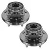 TRQ Front Wheel Hub Bearings Assembly Set Driver & Passenger Side Compatible with 2009-2020 Dodge Journey
