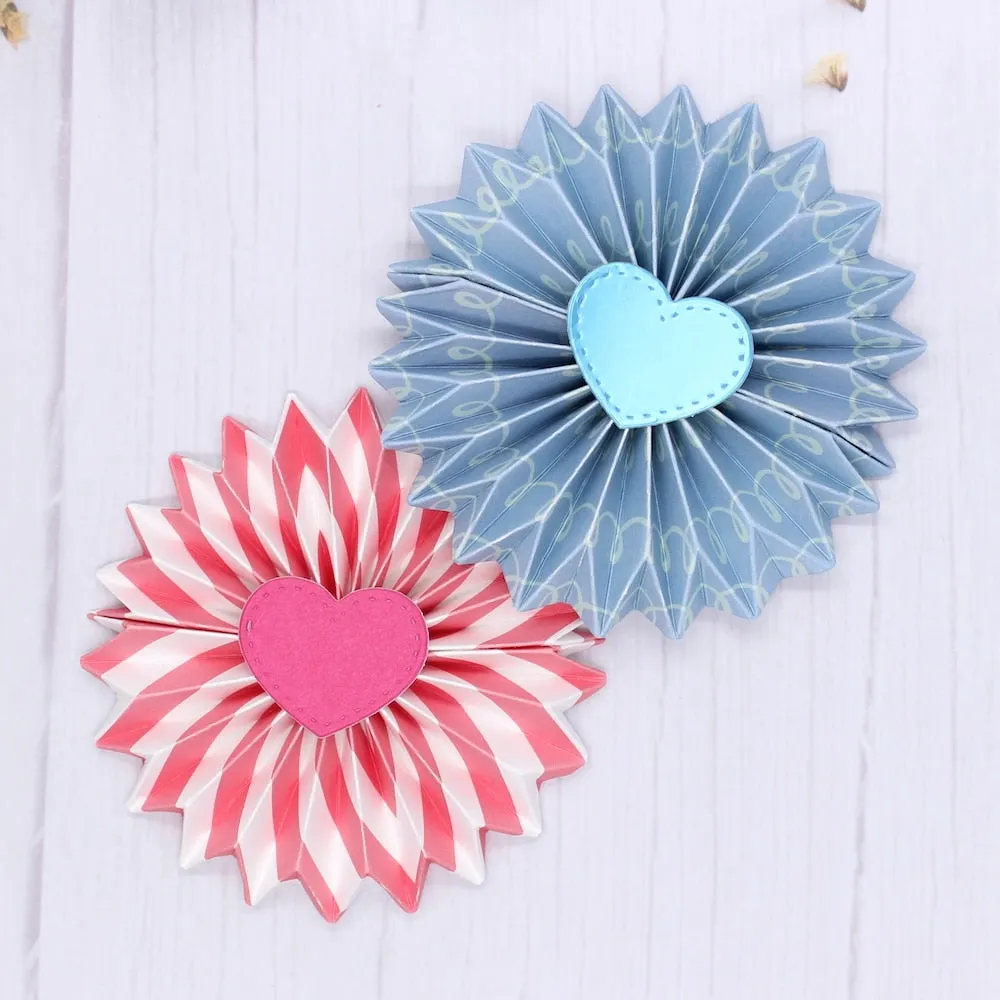 KSCRAFT Diamond Rosette Metal Cutting Dies Stencils for DIY Scrapbooking Decorative Embossing DIY Paper Cards