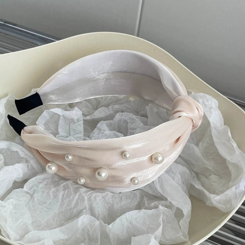 Elegant Retro Solid Color Cloth Hair Band