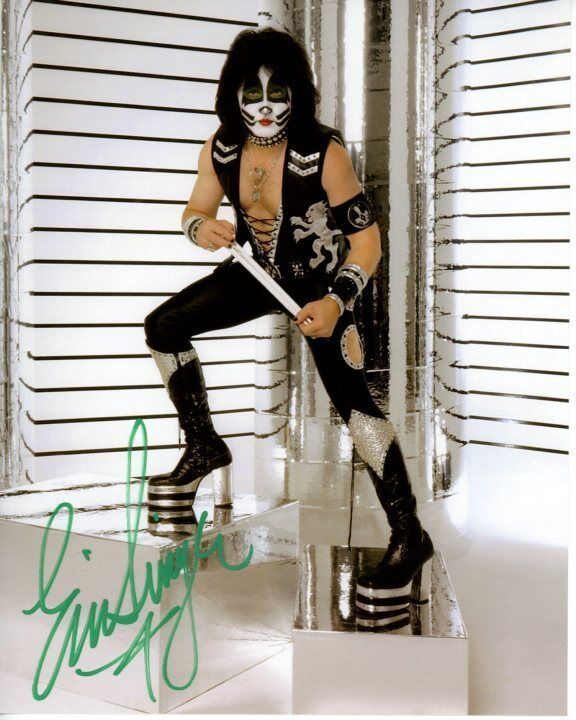 ERIC SINGER signed autographed 8x10 KISS DRUMMER Photo Poster painting