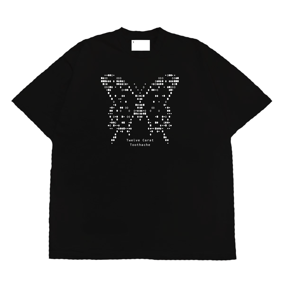 Post Malone Butterfly ASCII Black T-shirt