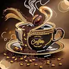Diamond Painting-DIY Crystal Rhinestone Coffee