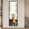 (30*90cm)Cat - Full Round Drill Diamond Painting