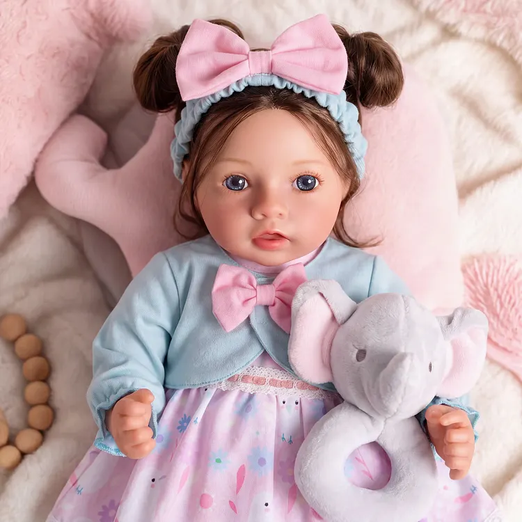[Ships Within 24 Hours] Babeside Quiet Reborn Baby Daisy 20'' Toddler Girl Physical and Mental Accompaniment