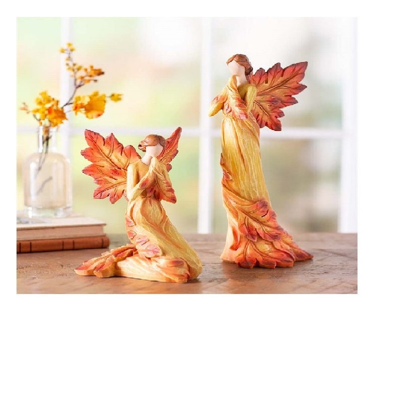 Abstract Autumn Angel Statue Best Resin Sculpture Living image 1