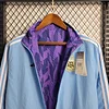 2023/2024 Argentina Reversible Windbreaker(Purple-light blue)Football Shirt 1:1 Thai Quality