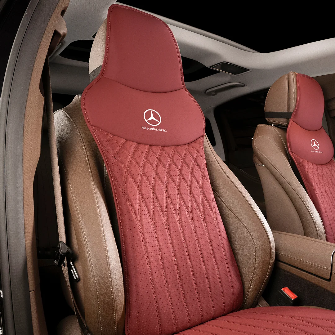 All-Season Universal Nappa leather Seat Cushions (with Logo)