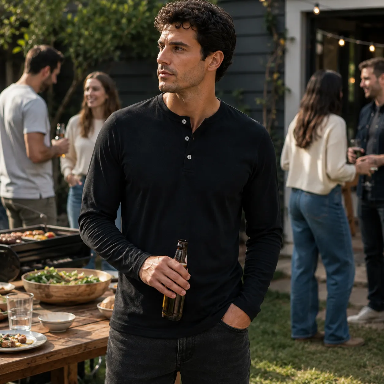 Bleamme Henley styled for an outdoor gathering